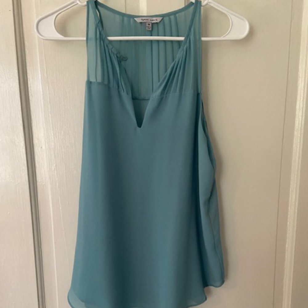 Naked Zebra (M) Sleeveless Blue Top